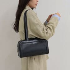 【BEAURE/ビュレ】ロングハンドルボックスボストンバッグ