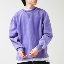 カラフルスノーパウダー 裏毛プルオーバースウェット