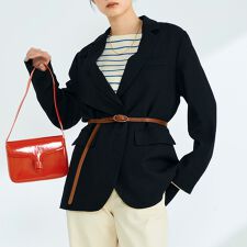 牛革フリー細ベルト