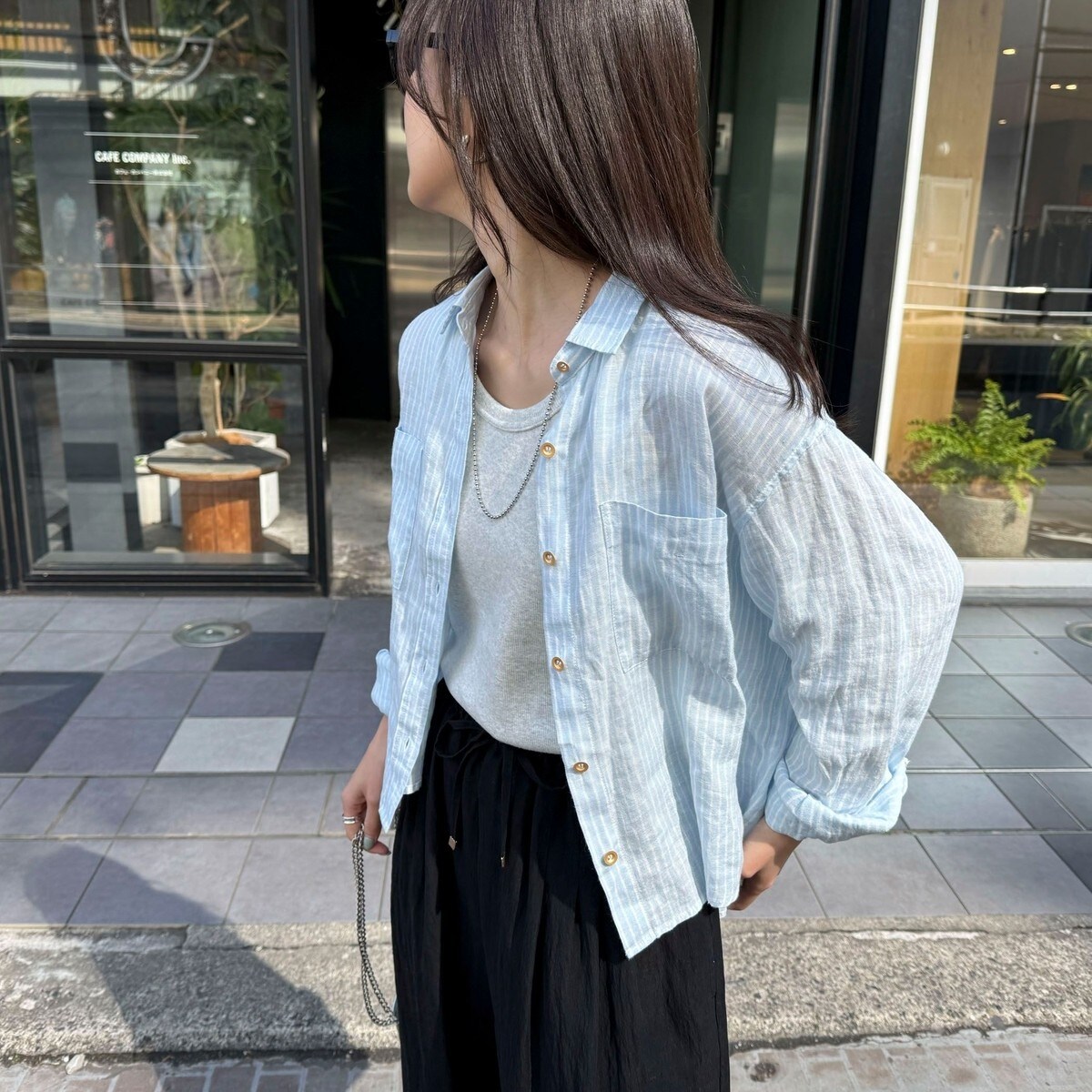 [�}���C]LINEN100 �N���b�v�h�V���c/�t���f�B�G�~���ifredy emue�j �u���[�n���̑�