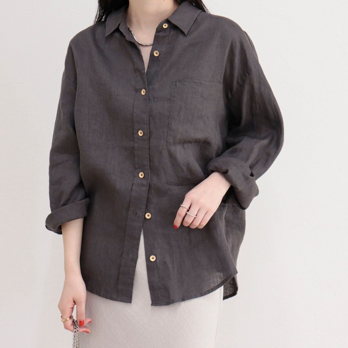 [�}���C]LINEN100 2WAY�J�V���N�[���V���c/�t���f�B�G�~���ifredy emue�j �`���R�[���O���[