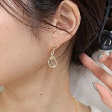 クリアドロップスイングピアス