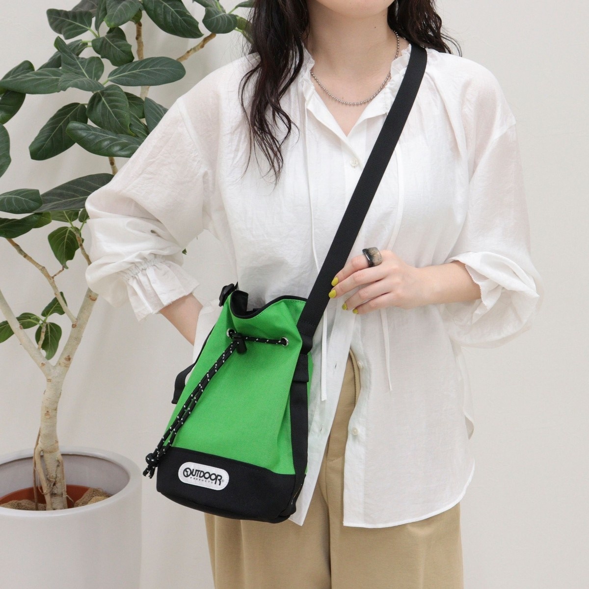 アウトドアプロダクツ(OUTDOOR PRODUCTS) 巾着バッグ ショルダーバッグ