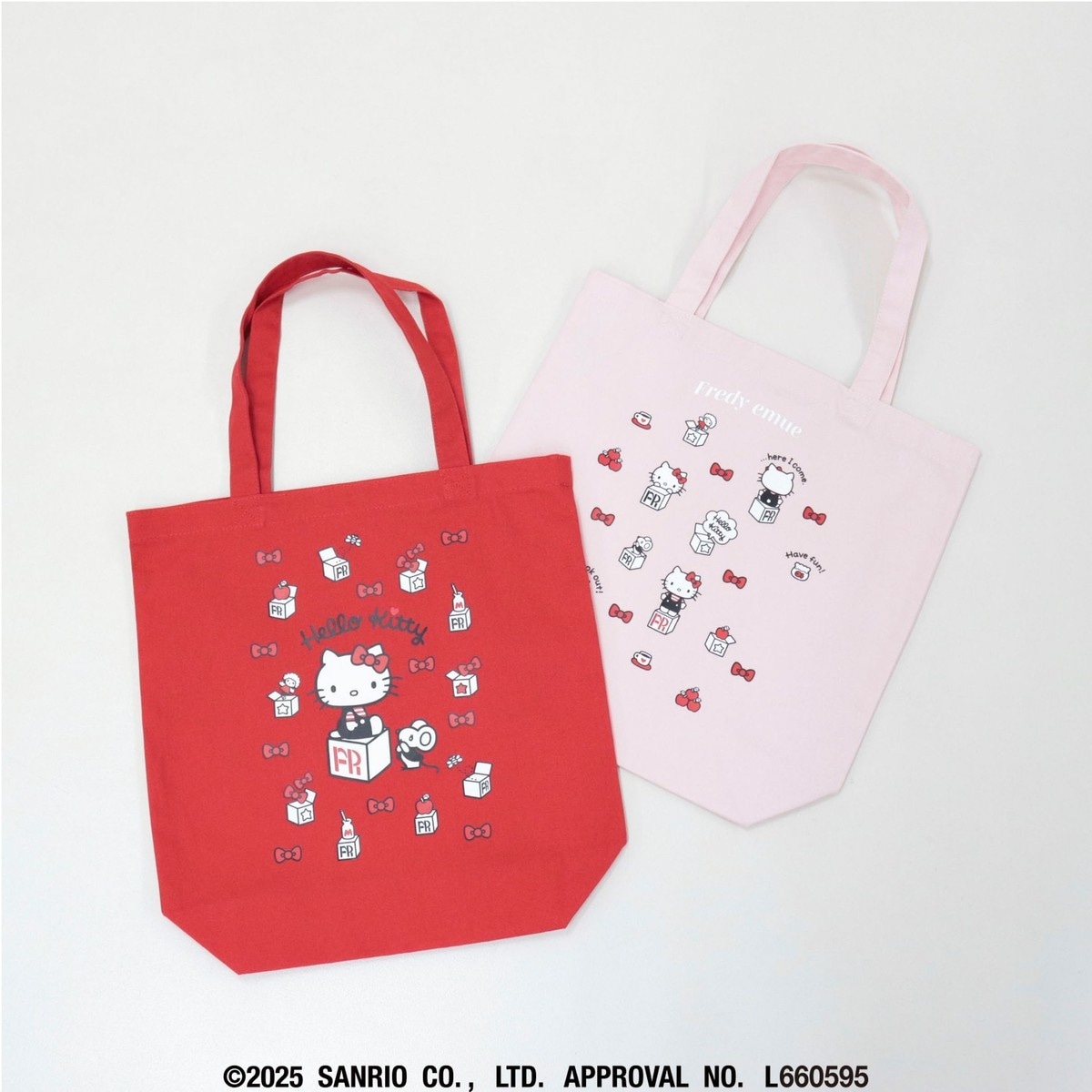 [�}���C]�yHELLO KITTY meet FREDY emue�z �{�b�N�X�v�����g�g�[�g�o�b�O/�t���f�B�G�~���ifredy emue�j ���b�h