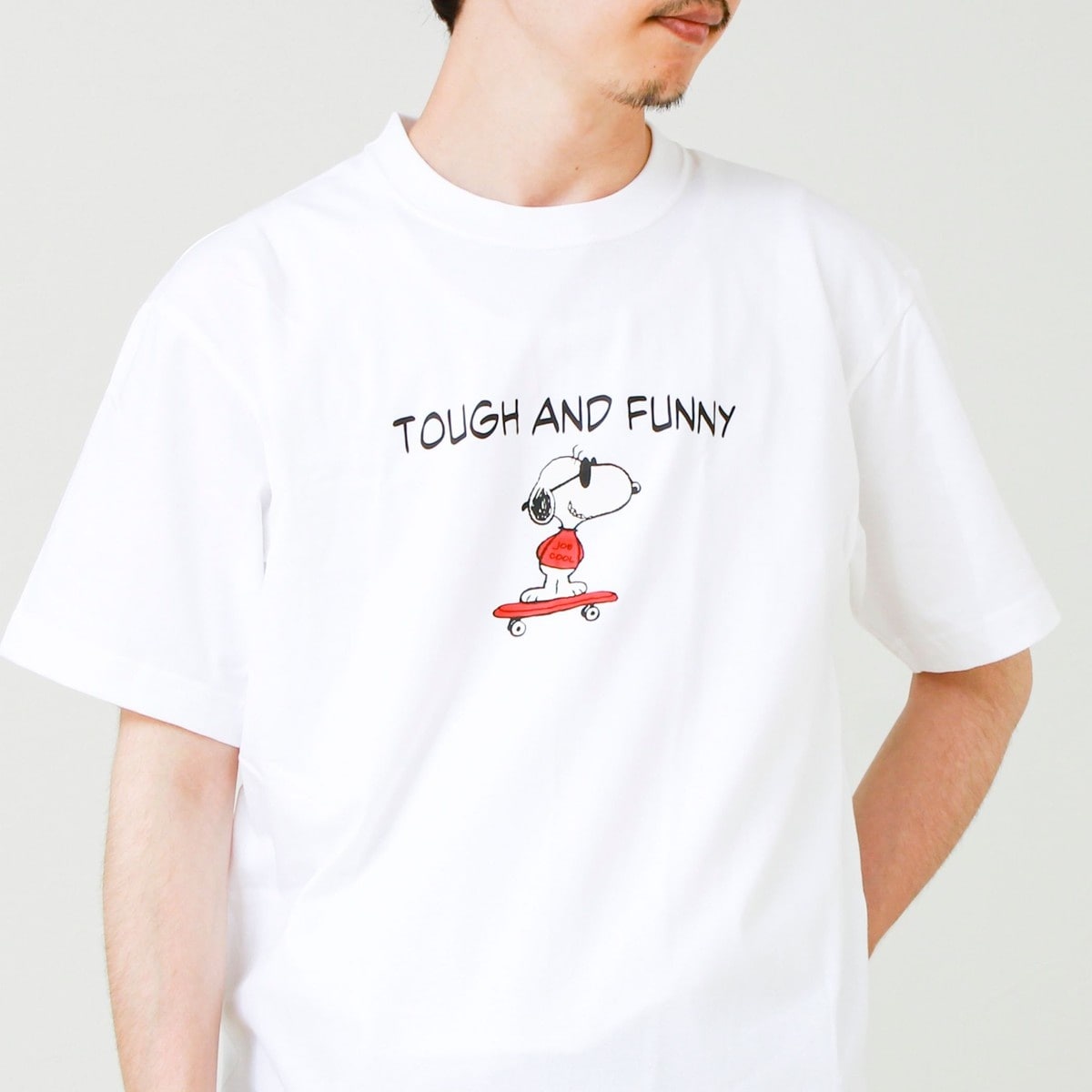 [�}���C]PEANUTS×BEEFY-T �N���[�l�b�NT�V���c/�O���X�^�[�iGLOSTER�j �z���C�g�n���̑�