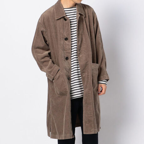 コーデュロイ ステンカラーコート バルカラーコート | フレディ  