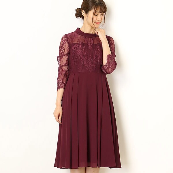 ドリードール　ワンピースドレス 人気!!袖有り総レースドレス新色仲間入り!! | San-ai Resort
