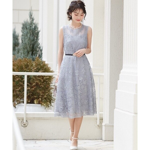 ★新品タグ付き★ドリードール　シアーレースフィット＆フレアードレス　結婚式 ☆新品タグ付き☆ドリードール シアーレースフィット＆フレアー