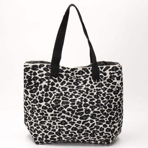 CURIBISCUI】リボンハンドル レオパード柄 トート | キュリ ビスキュイ