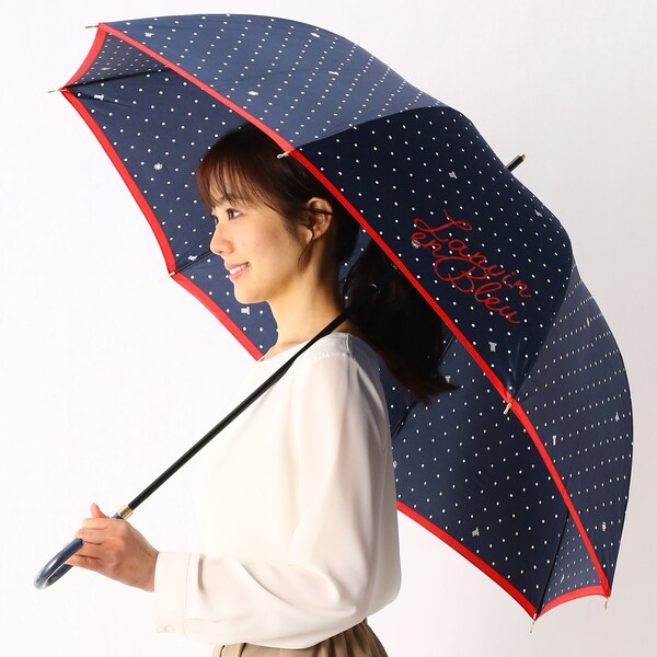 【メリー】最終価格　ランバンLANVIN 素敵♪ 洗練ドット水玉　長傘雨傘 LEB0120S0001_zo_a014.jpg