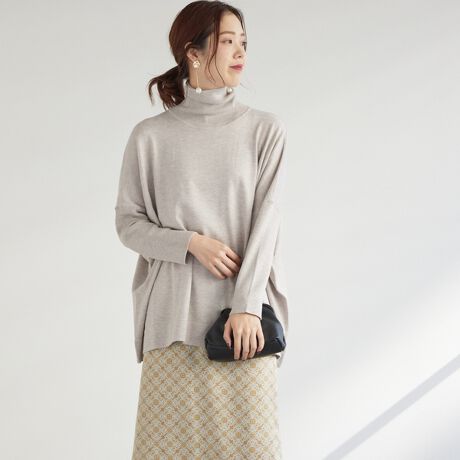 ハイネックポンチョ風ニットプルオーバー ドゥ アルシーヴ Doux Archives ファッション通販 マルイウェブチャネル Ca000 337 39 01