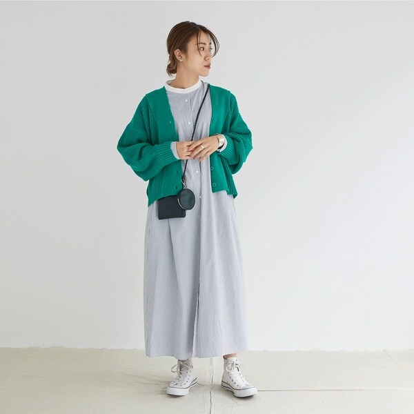 激安通販新作 ストライプシャツワンピース ワンピース Metalomeistrai Lt