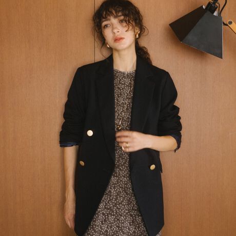 23aw look掲載】テーラーダブルジャケット | ドゥ アルシーヴ(Doux 
