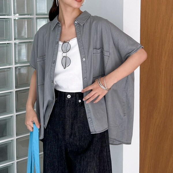 ソフトデニムフレンチシャツ | ドゥ アルシーヴ(Doux archives