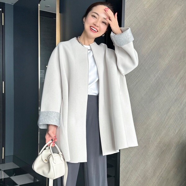 新品　DOUXARCHIVES ボンディングミドルコート ボンディングミドルコート／ | ドゥ アルシーヴ(Doux archives