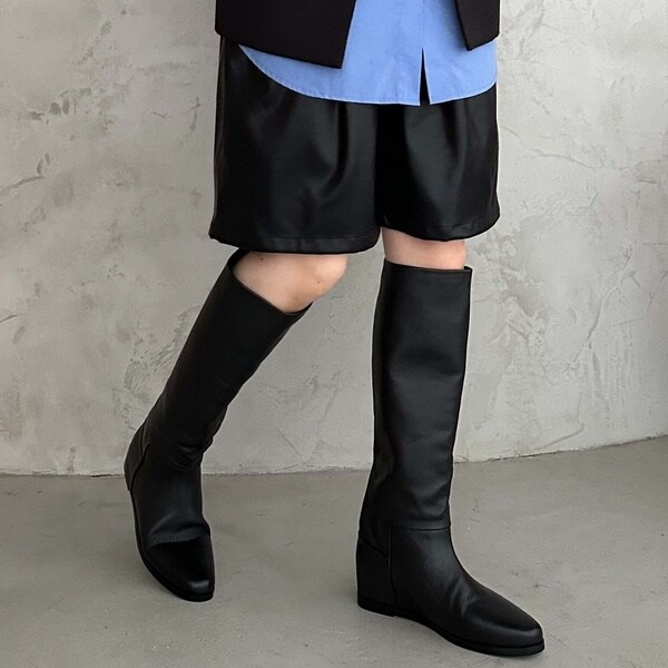 REMME】インヒールロングブーツ | ドゥ アルシーヴ(Doux archives