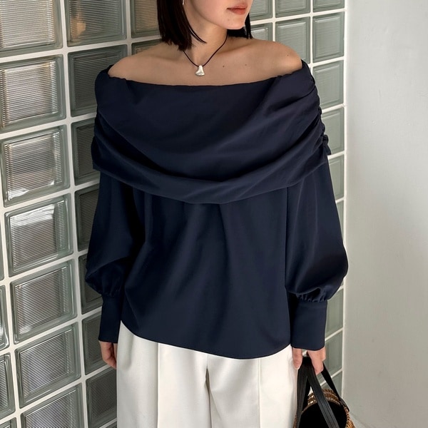 新品✳︎アニュアンス エンブロイダリータフタオフショル