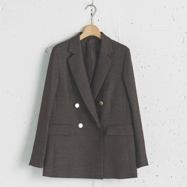 Spick & Span ダブルクロスVカラージャケット Spick & Span｜《追加》ドライダブルクロスVカラージャケット