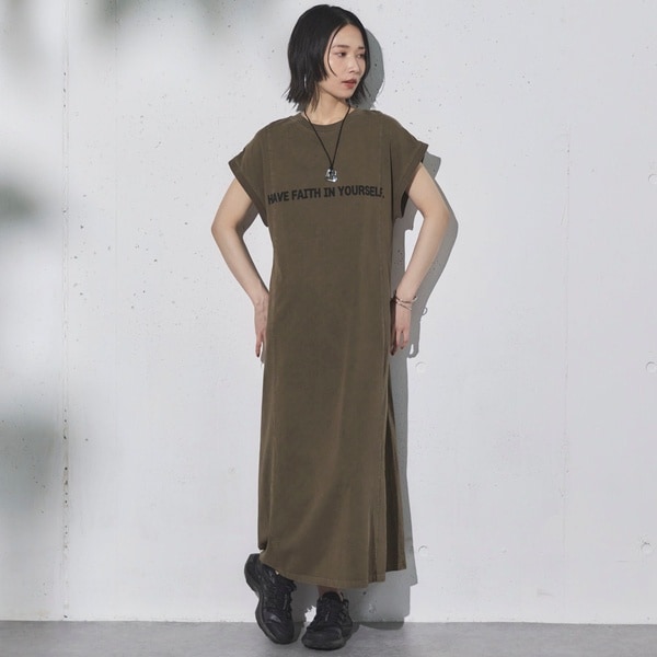 DOUX ARCHIVESカットドッキングドロストワンピース セール】カットドッキングドロストワンピース（ワンピース