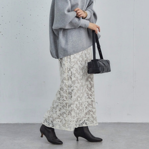 モールレースタイトスカート | ドゥ アルシーヴ(Doux archives