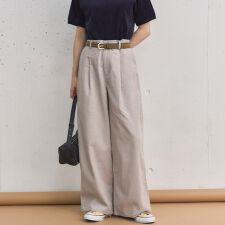 ドゥ アルシーヴ(Doux archives)のコーデュロイタックパンツ