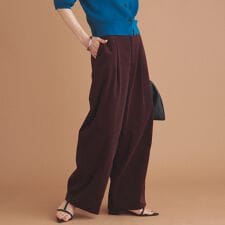 ドゥ アルシーヴ(Doux archives)のコーデュロイタックパンツ