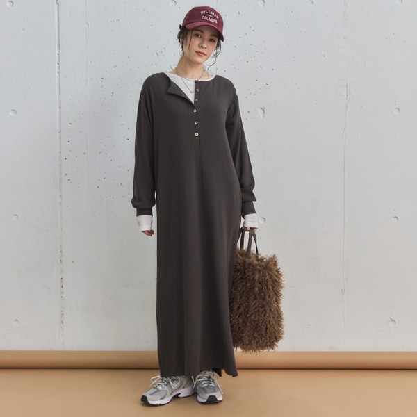 DOUX ARCHIVESカットドッキングドロストワンピース DOUX ARCHIVES｜カットドッキングドロストワンピース | Rakuten