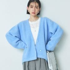 ダブルフェイスシャギーカーデ