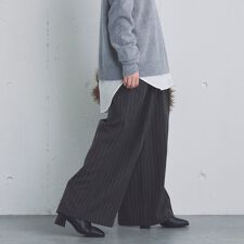 ストライプ２タックパンツ