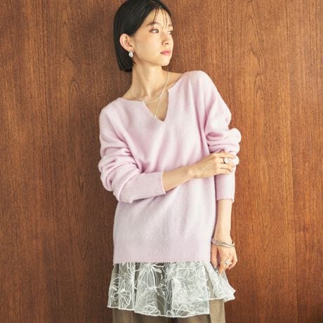 [^ԁF256240194002]fފ̐㎿ȃjbgypointzEJȂL[lbNۂA肰ȂE𗎂Ƃ銴̂VGbgEёӂƂfފx[VbNNAbvEłyyfabriczEJV~ÂӂƂGE`N`Nɂ_炩ȎFWF藠nFȂLkF򊴁FȂňFʁyӎzE摜̏i̓TvłBۂ̏iƎdlAH኱قȂꍇ܂BETCY\L͂܂ŖڈƂȂ܂BE舵ɂẮAiɂĂi\łmFBEƖ̊֌WɂAۂ薾邭ꍇ܂B܂p\RȂǂ̊ɂAiƉ摜̃J[኱قȂꍇ܂̂ŁA\߂܂B