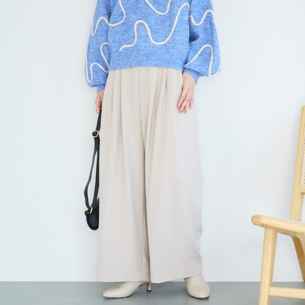 ハイブリッドラミー1タックパンツ | スピック＆スパン(Spick and