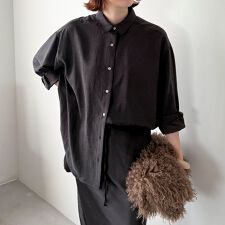 ドゥ アルシーヴ(Doux archives)のヴィンテージサテン２ＷＡＹシャツ