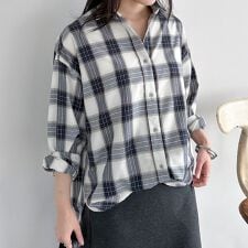 ドゥ アルシーヴ(Doux archives)のチェックシャツ