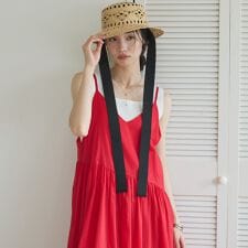 雑材リボン付きハット