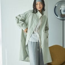 スタンドカラーコート