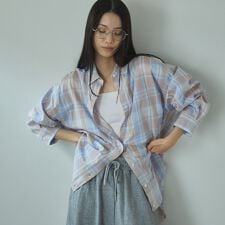 シアー２ＷＡＹシャツ（ストライプ／チェック）