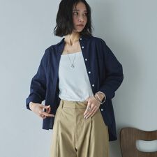 コットンリネンシャツ