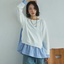 レイヤード風ニット