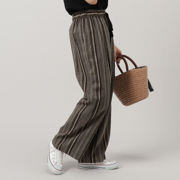 ストレッチリネンベイカーパンツ／ドゥ アルシーヴ（Doux archives