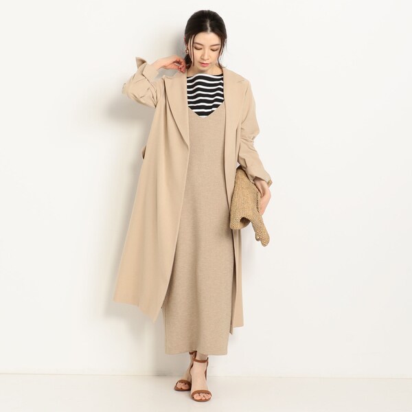 ツイルストレッチベルト付トッパーコート | ドゥ アルシーヴ