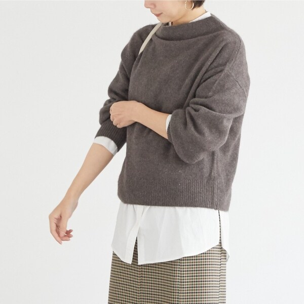 リヴドロワ  FOX混 クルーネックプルオーバー Interval Crew Navy – Foxwood Clothing