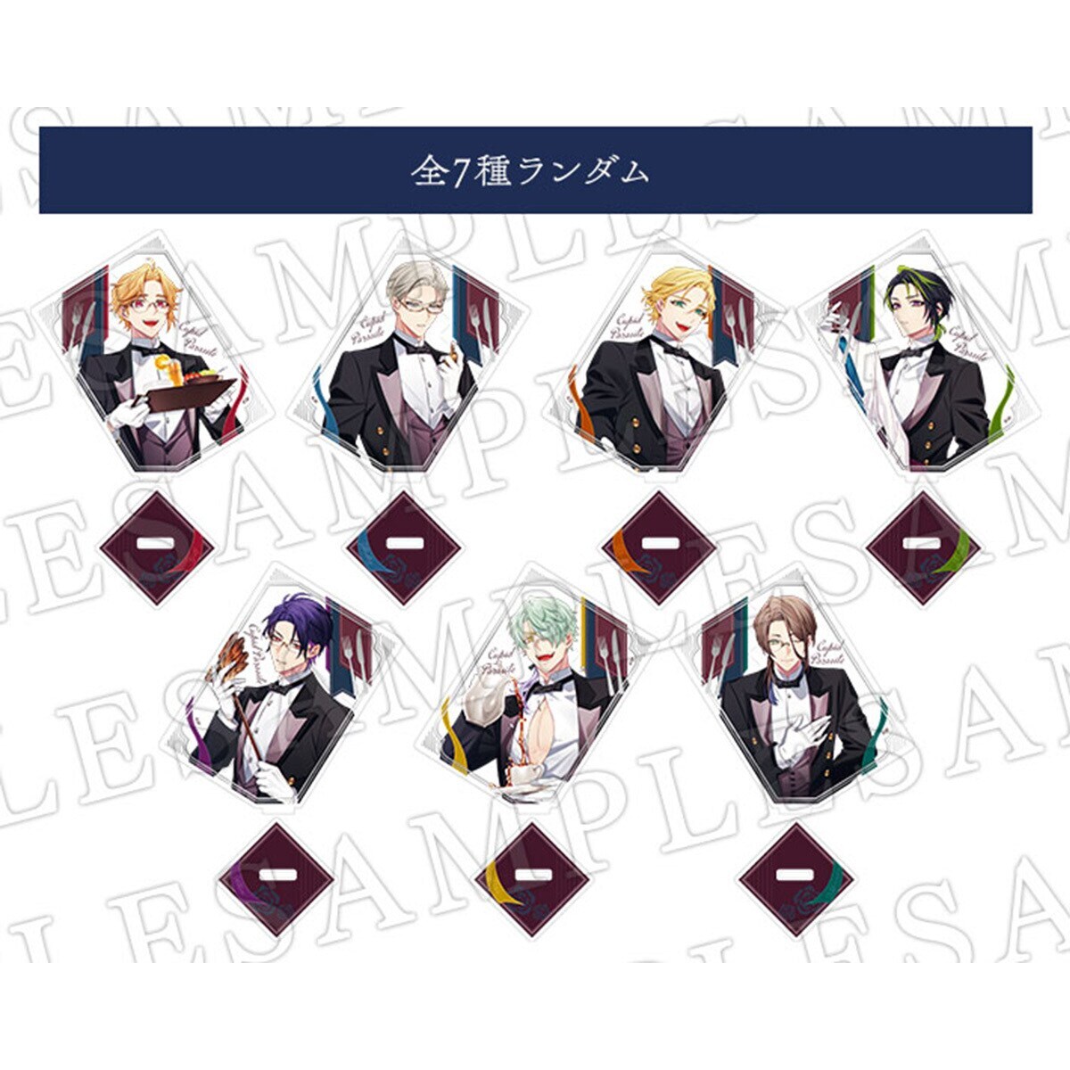 OM冬2025】ランダムカード型箔押しアクリルスタンド キューピット