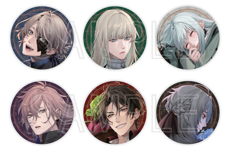 終遠のヴィルシュ】ランダム缶バッジ (香港オリジナルver.)（ランダム