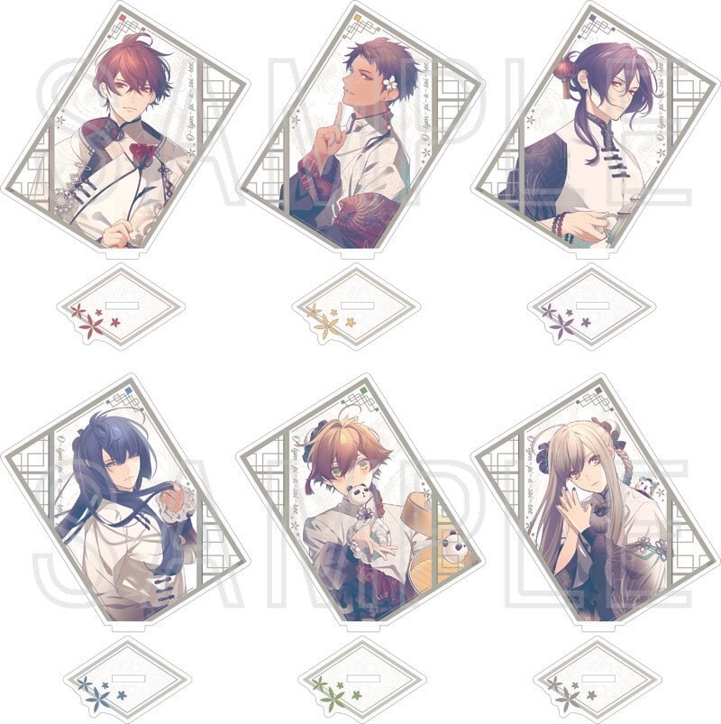 オトメイト　オラソワ　アクスタ　オランピアソワレ　縁　ホワイトデー オランピアソワレ】カード型アクリルスタンド(Reproduce)（ランダム全6