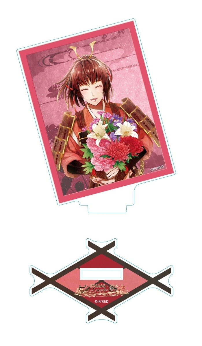 ビルシャナ戦姫 ～源平飛花夢想～】木製スタンド-発売記念ver