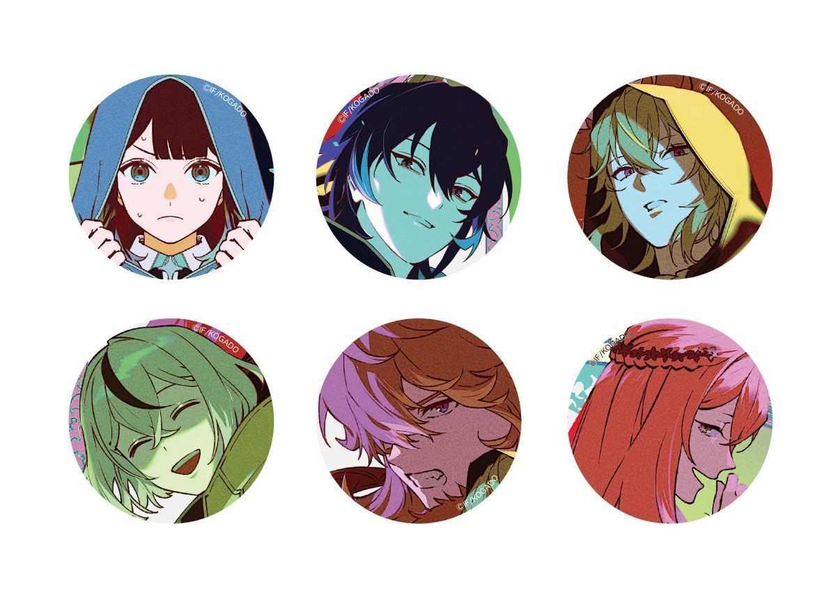 OVER REQUIEMZ】ミニ缶バッジ-カウントダウンver-(ランダム全6種