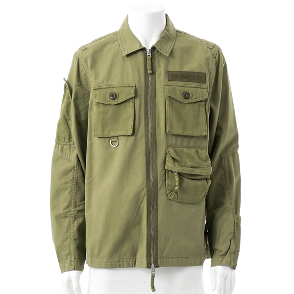 リプレイ（REPLAY）/スラブツイルミリタリーシャツジャケット スラブツイルミリタリーシャツジャケット | リプレイ(REPLAY) | マルイ