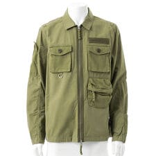 リプレイ(REPLAY)のスラブツイルミリタリーシャツジャケット