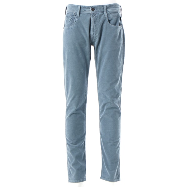 スリム ANBASS ストレッチベルベットパンツ