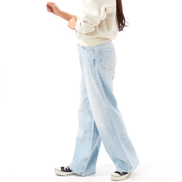 リプレイ（REPLAY）/ワイドレッグCARYブライトブルーコンフォートデニム ワイドレッグCARYブライトブルーコンフォートデニム | リプレイ(REPLAY